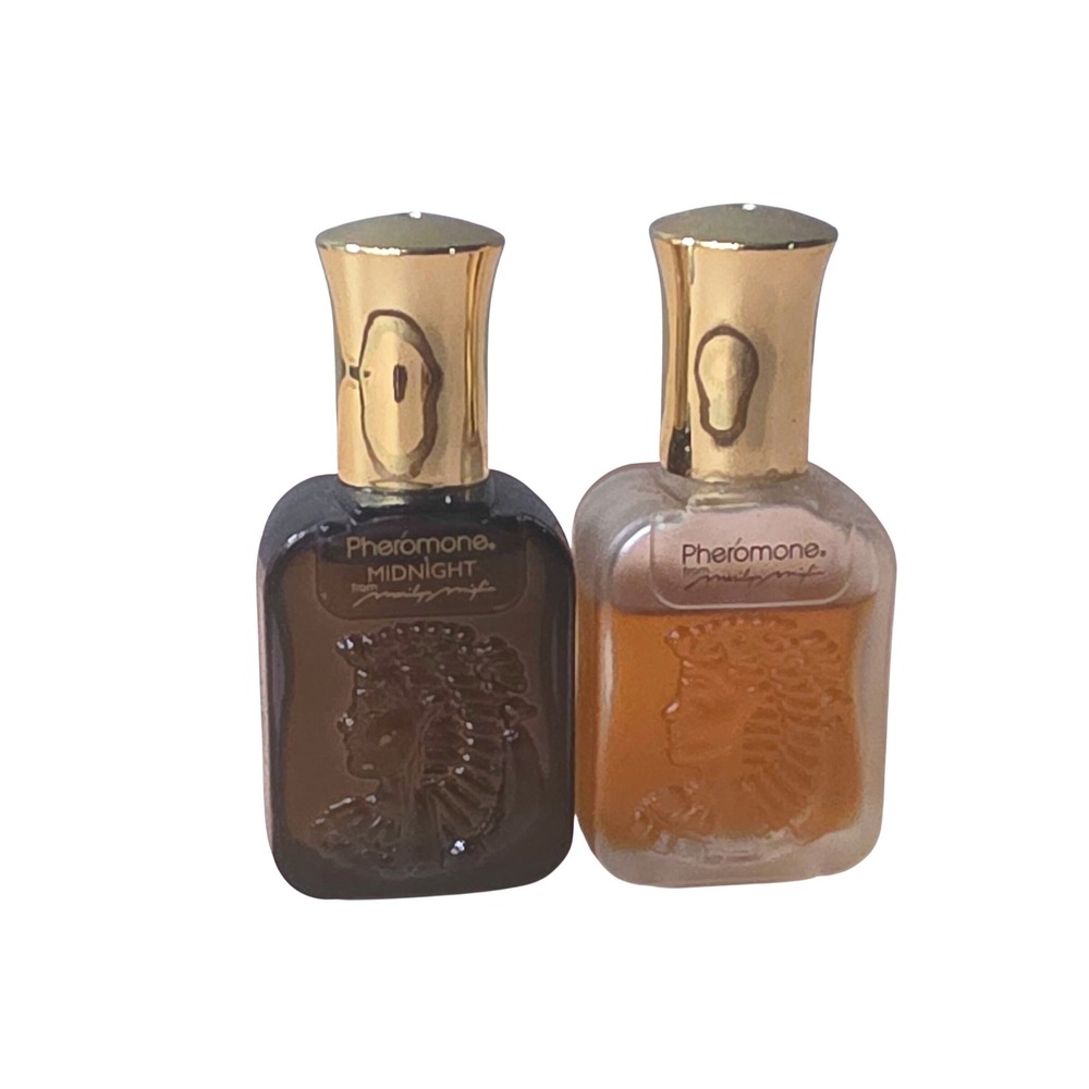 2 Marilyn Miglin Pheromone & Midnight Women Eau De Parfum 0.50 oz Splash Set